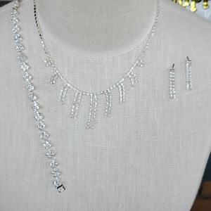 CHARLESTONE BUNDLE AUSTRIAN CRYSTAL & SILVER 3PCS